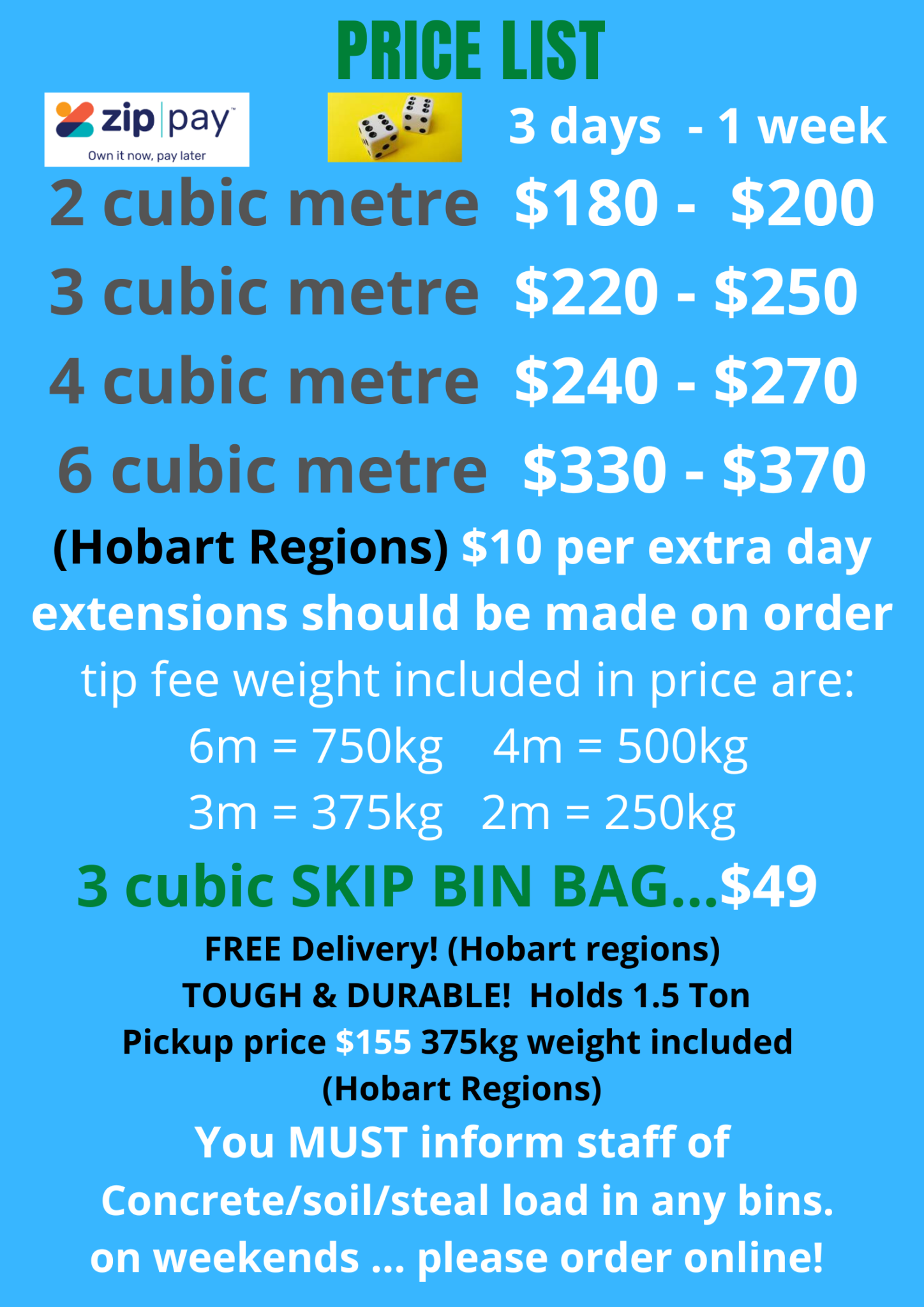 Bins R Done Wheelie Bin & Skip Bin Hire Services Hobart